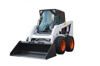 white-bulldozer